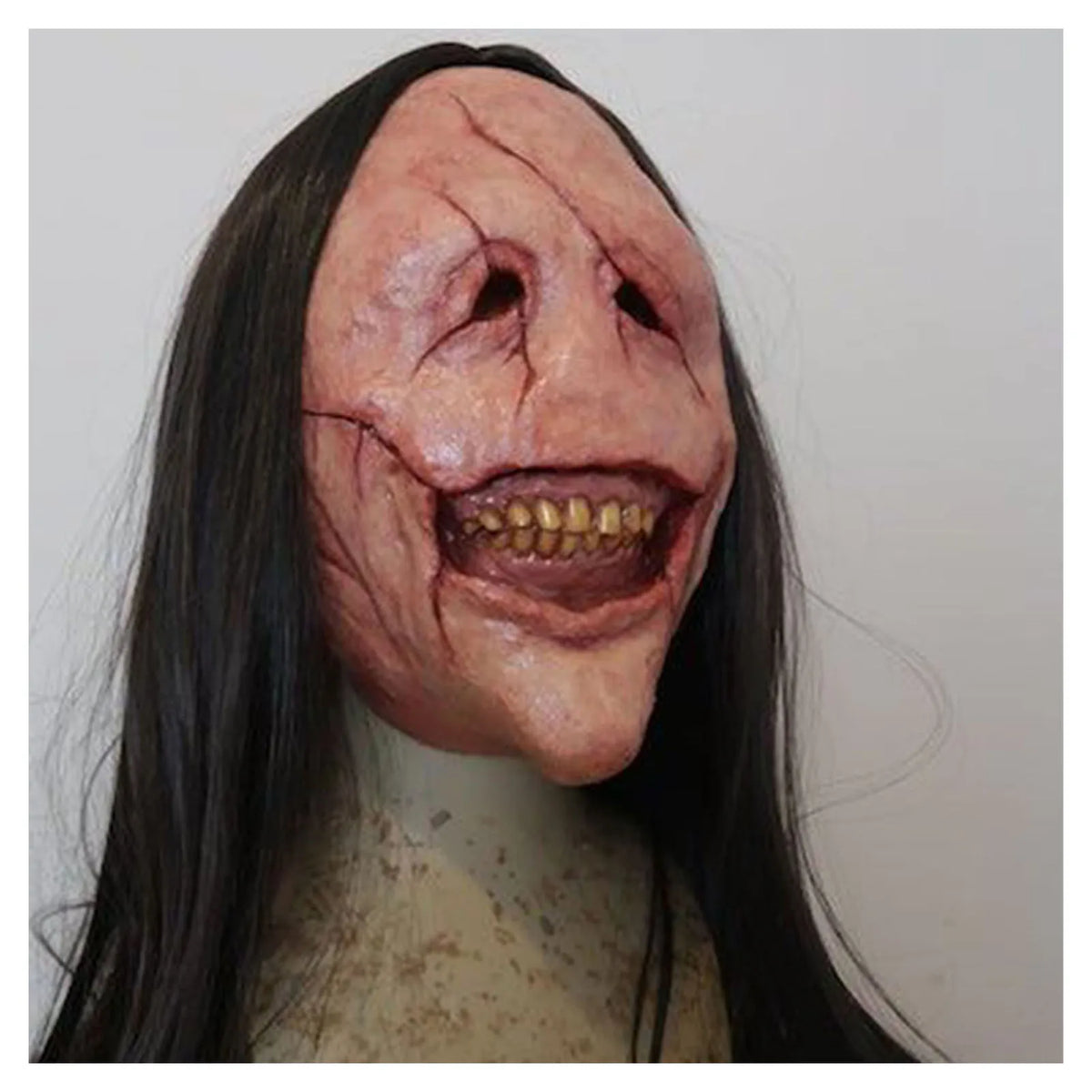 Creepy Demon Mask – Hairy Horror Prop for Halloween Cosplay Parties