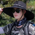 Breathable Mesh Sun Hat – Unisex UV Protection for Fishing and Hiking