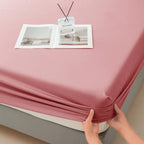 Waterproof Fitted Mattress Protector – Elastic Bed Cover for Home Bedding