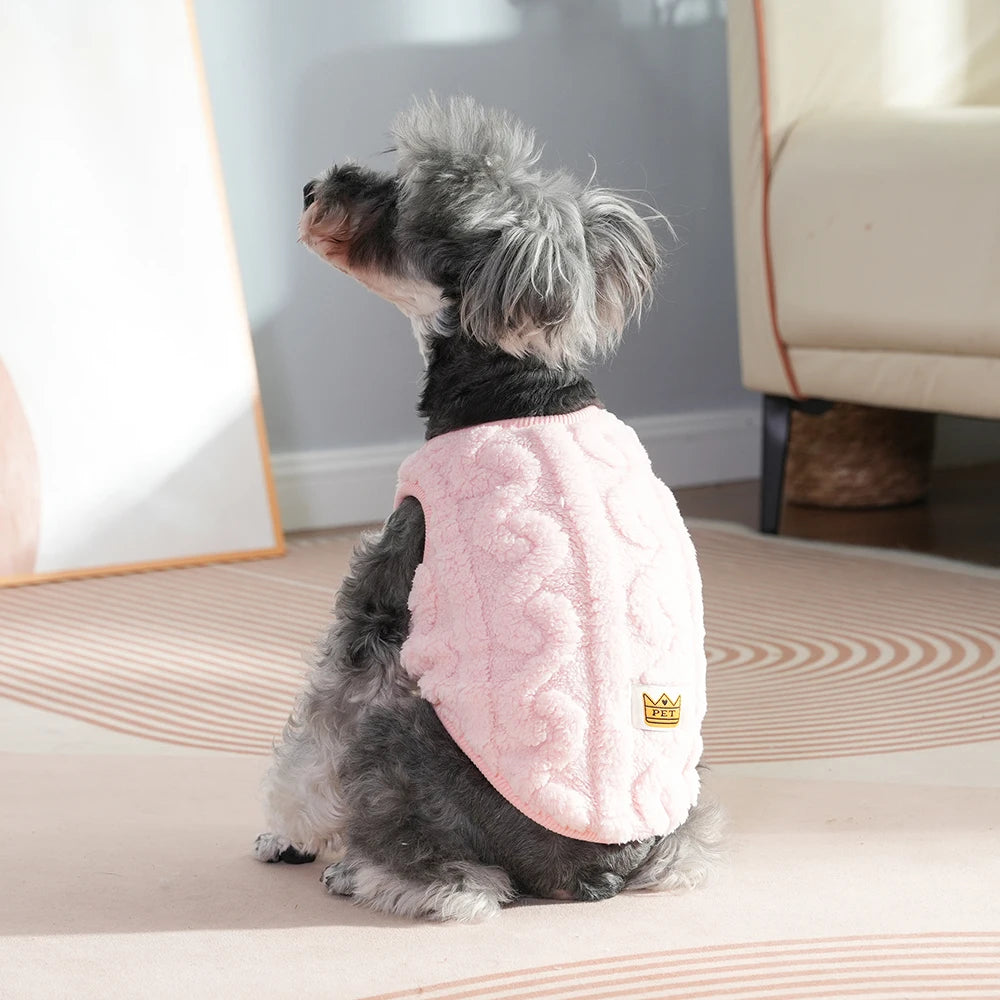 Fleece Dog Sweater – Warm Winter Apparel for Small Dogs and Cats