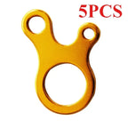 3-Hole Tent Rope Adjusters – Anti-Slip Snail Buckles for Outdoor Camping