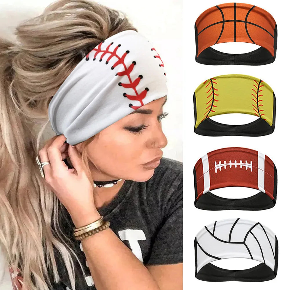 Athletic Patterned Headbands – Anti-Slip Sweat-Absorbing for Sports