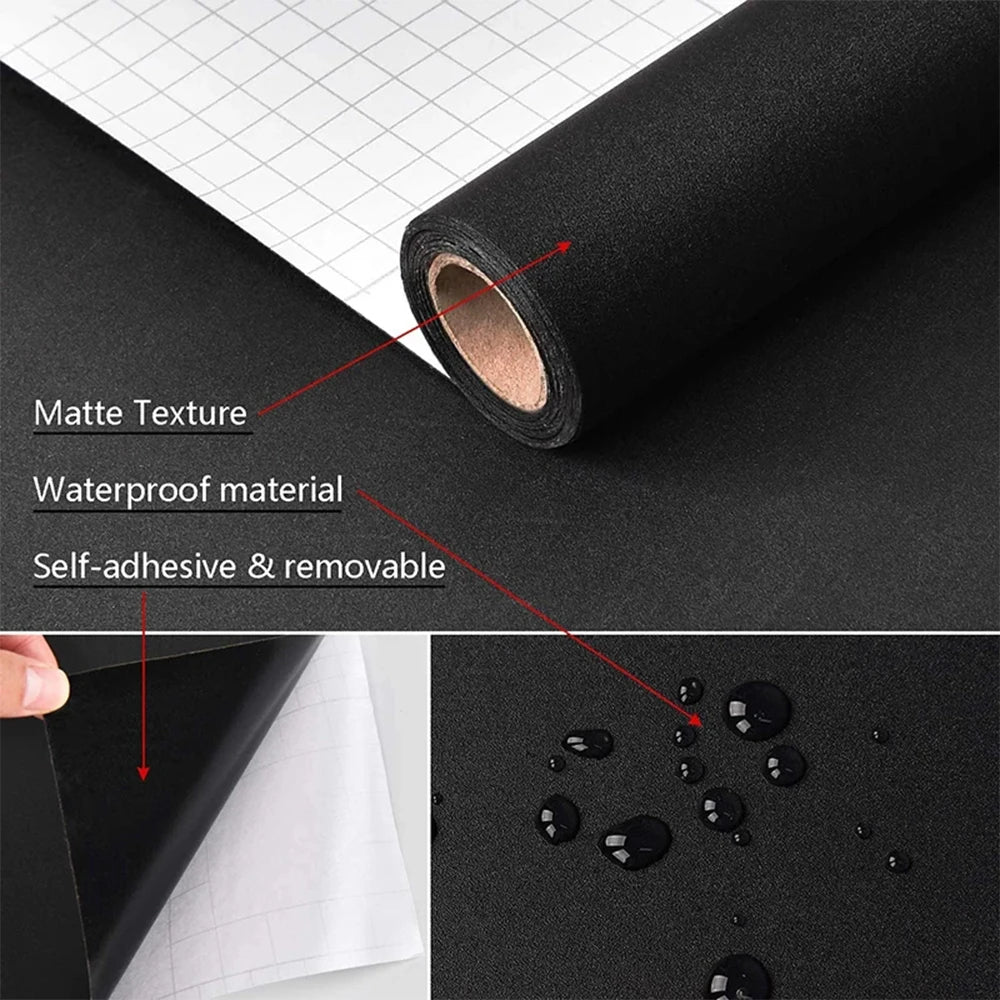 Self-Adhesive Vinyl Wallpaper – Waterproof Film for Kitchen and Bathroom Decor