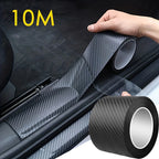Nano Carbon Fiber Car Trim – Adhesive Vinyl Protector for Vehicle DIY Wrap