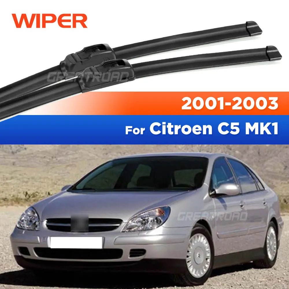 Front Wiper Blades – 26" and 19" Set for Citroen C5 MK1 Windshield Maintenance