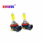 H8 Halogen Fog Light Bulbs – 3000K Yellow Automotive Headlight Replacement