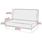 Jacquard RV Dinette Cushion Covers – Stretch Fabric for Camper Seat Protection
