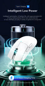 Wireless Gaming Mouse – RGB Ergonomic Bluetooth PC Mouse for Esports