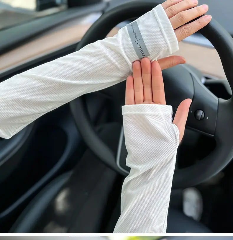 Large UV Sun Protection Sleeves – Breathable Arm Covers for Outdoor Sports