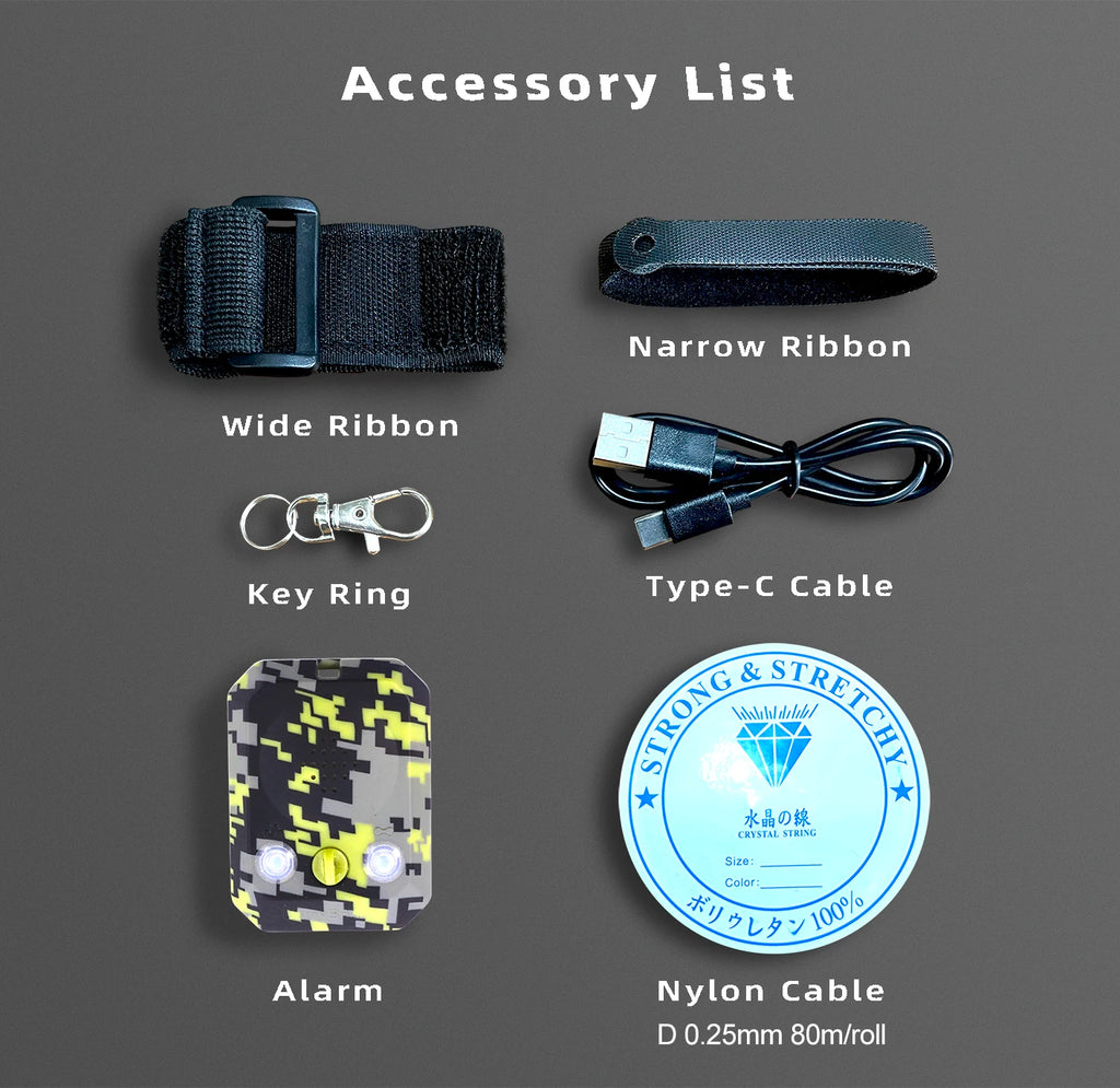 Perimeter Trip Wire Alarm – Portable Security for Camping and Fishing