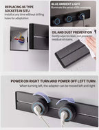 Movable Track Power Socket – 8000W Rail System for Home Office Appliances