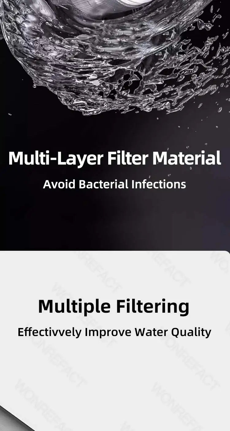 Stainless Steel Water Filter – Detachable Brass Prefilter for Bathroom Plumbing
