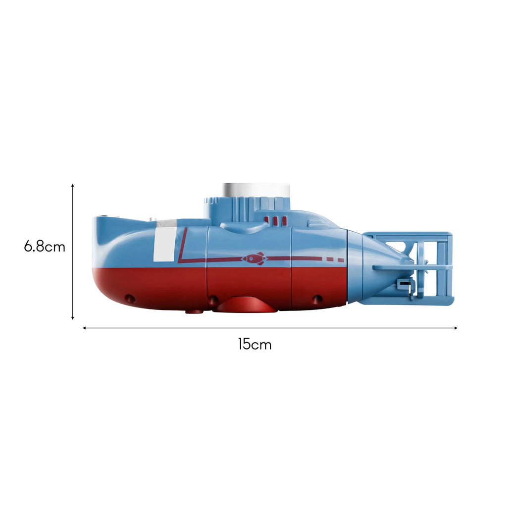 Mini RC Submarine – Waterproof Simulation Boat Toy for Kids Pool Play