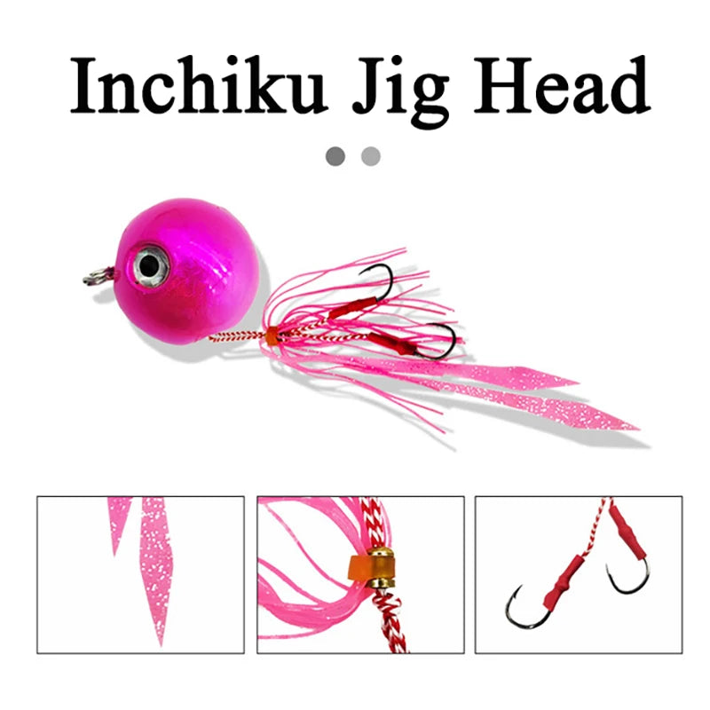 Inchiku Metal Jig Lure – Lead Madai Bait for Boat Sea Fishing