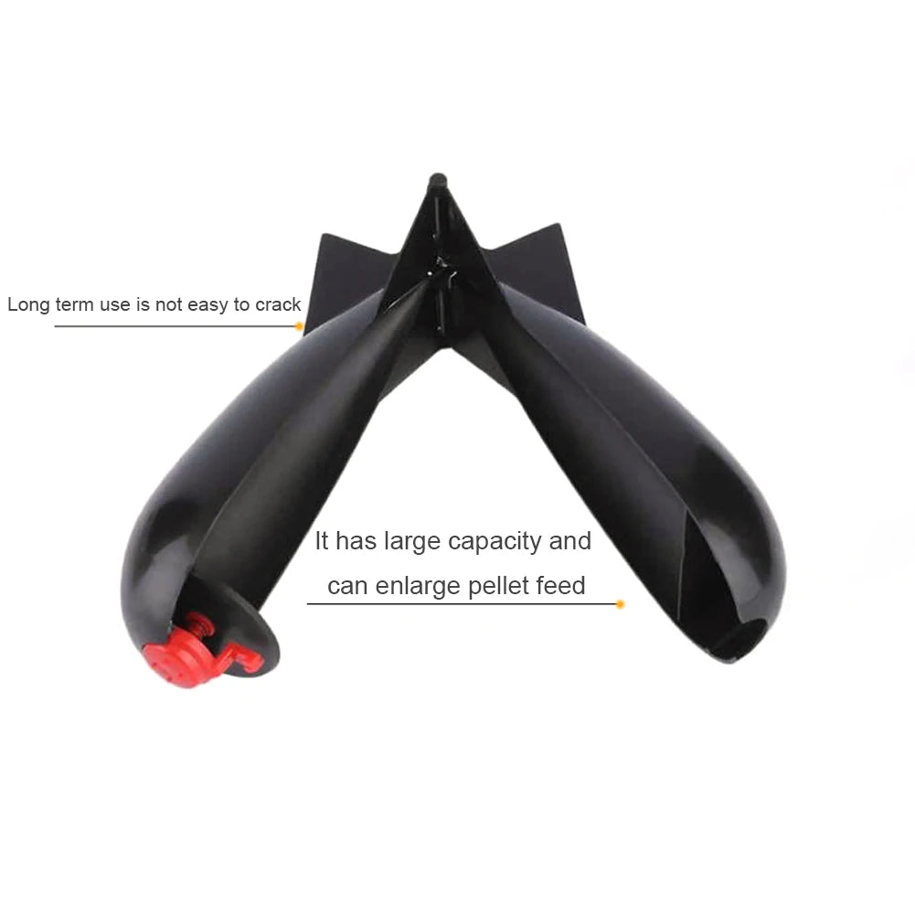 Carp Fishing Rocket Feeder – Spod Bomb Bait Holder for Outdoor Angling