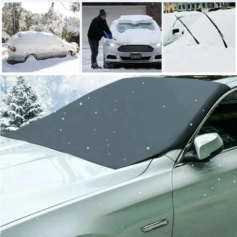 Magnetic Windshield Snow Cover – Insulated Frost Shield for Winter Car Care