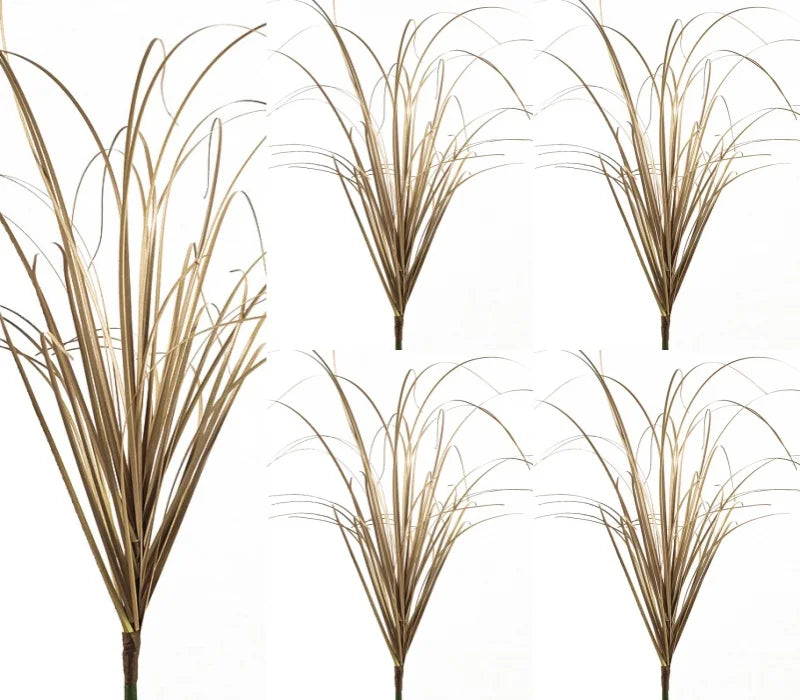 Artificial Onion Grass Bushes – Faux Reeds for Home and Garden Decor