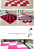 Soft Foam Patchwork Play Mats – Interlocking Carpet Tiles for Kids Rooms