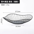 Modern Iron Fruit Basket – Decorative Wire Storage Bowl for Home Kitchen