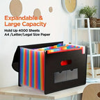Expandable File Folder – 25 Pocket Accordion Organizer for Documents