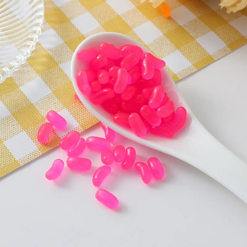Jelly Bean Candy Cabochons – Resin Fake Sweets for Dollhouse Craft Decor