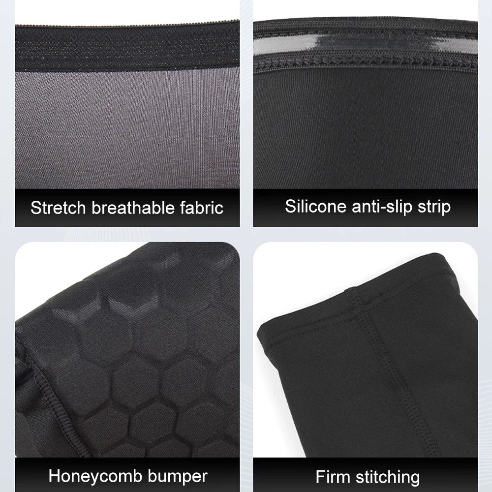 Honeycomb Soccer Shin Guards – Compression Calf Sleeves for Kids and Adults