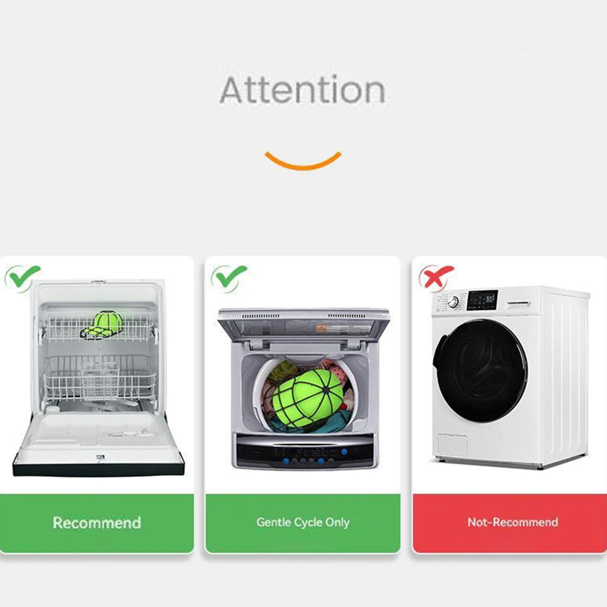 Hat Washer Cage – Anti-Deformation Protection Frame for Laundry Care