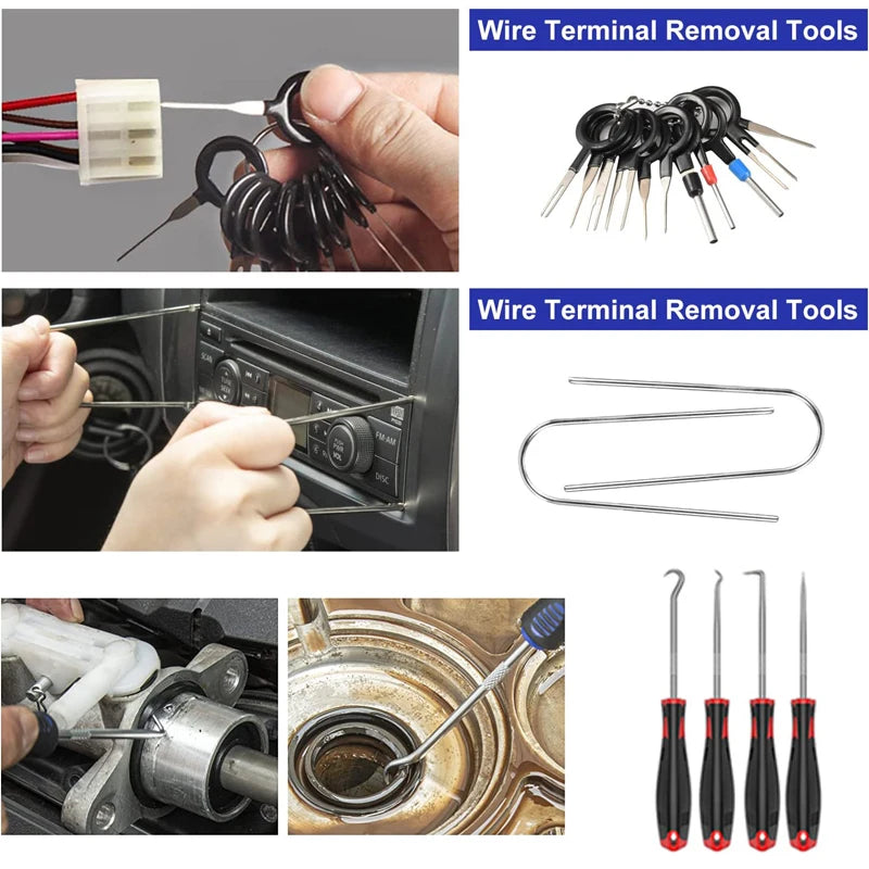 Plastic Trim Removal Tool Kit – Interior Panel Clips Puller for Car Repair