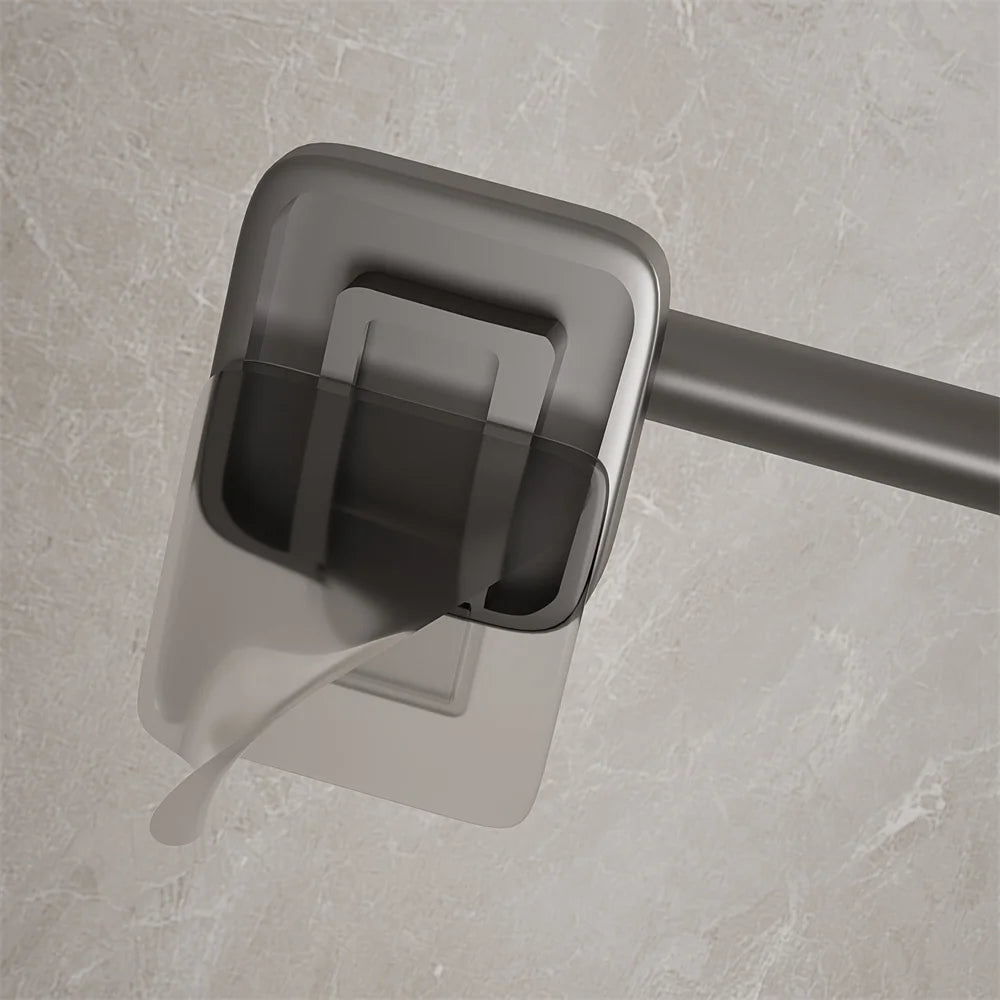 Wall Mounted Towel Rack – Stainless Steel Bathroom Storage for Home Organization