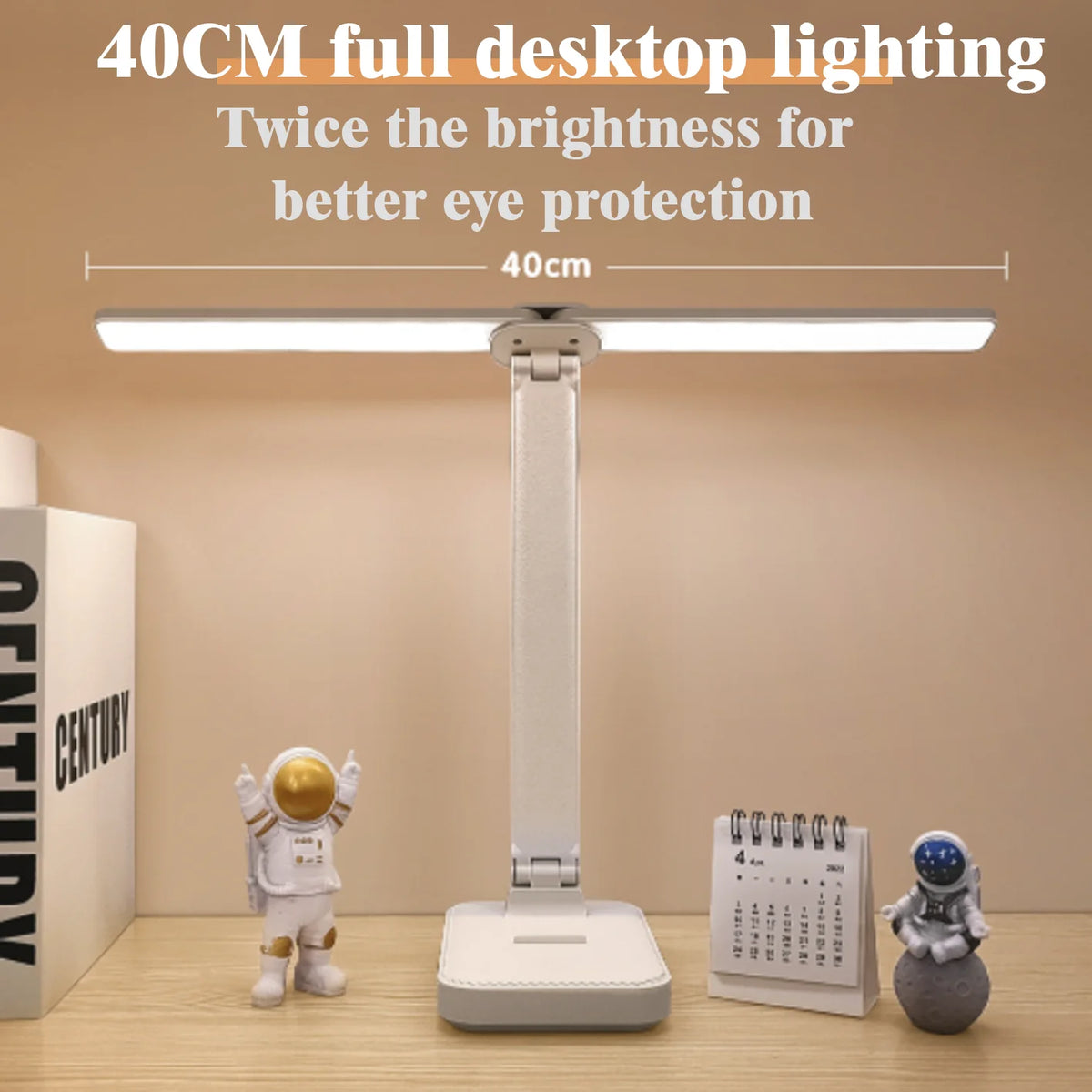 Dimmable LED Desk Lamp – Rechargeable Eye Protection for Bedroom Study