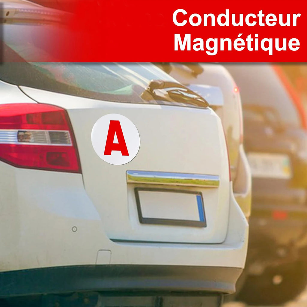 Magnetic Student Driver Sign – 15cm Reflective Decal for New Car Drivers
