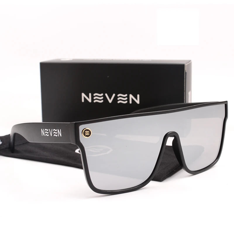 Square Conjoined Lens Sunglasses – UV400 Gradient Eyewear for Outdoor Cycling
