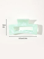 Matte Square Hair Claw Clips – Non-slip 3.4 inch Accessories for Thick Hair