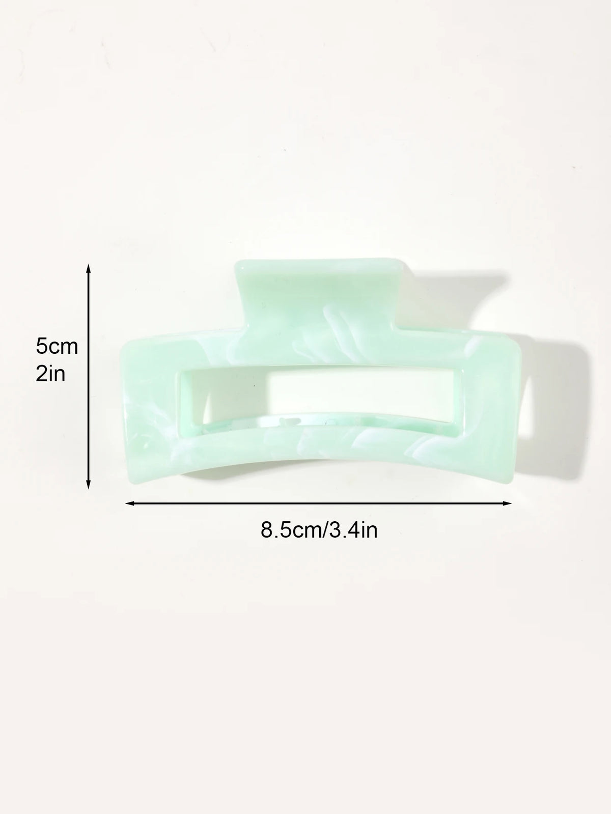 Matte Square Hair Claw Clips – Non-slip 3.4 inch Accessories for Thick Hair