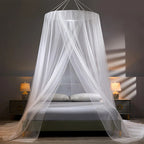 Elegant Mesh Mosquito Net – Double Bed Canopy for Home Bedroom Protection