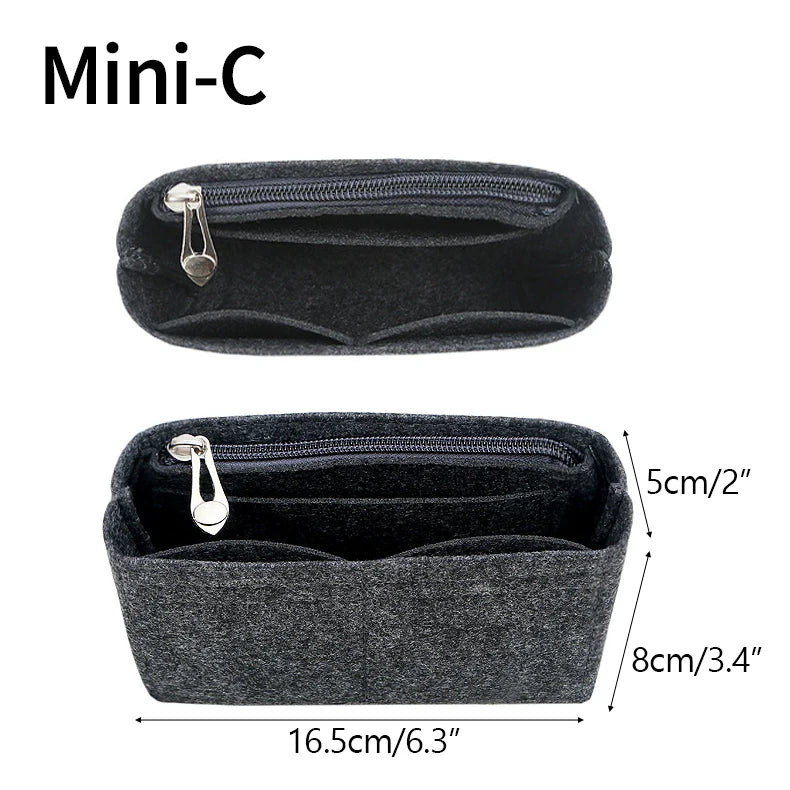 Felt Handbag Organizer – Liner Insert for Longchamp Small Tote Bags