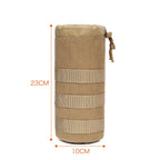 Tactical Hydration Carrier – Adjustable Nylon Water Bottle Pouch for Hiking
