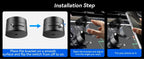 Magnetic Vacuum Phone Mount – Retractable Suction Holder for Car and Gym