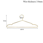 Gold Stainless Steel Coat Hangers – Durable Metal Closet Organizers for Home