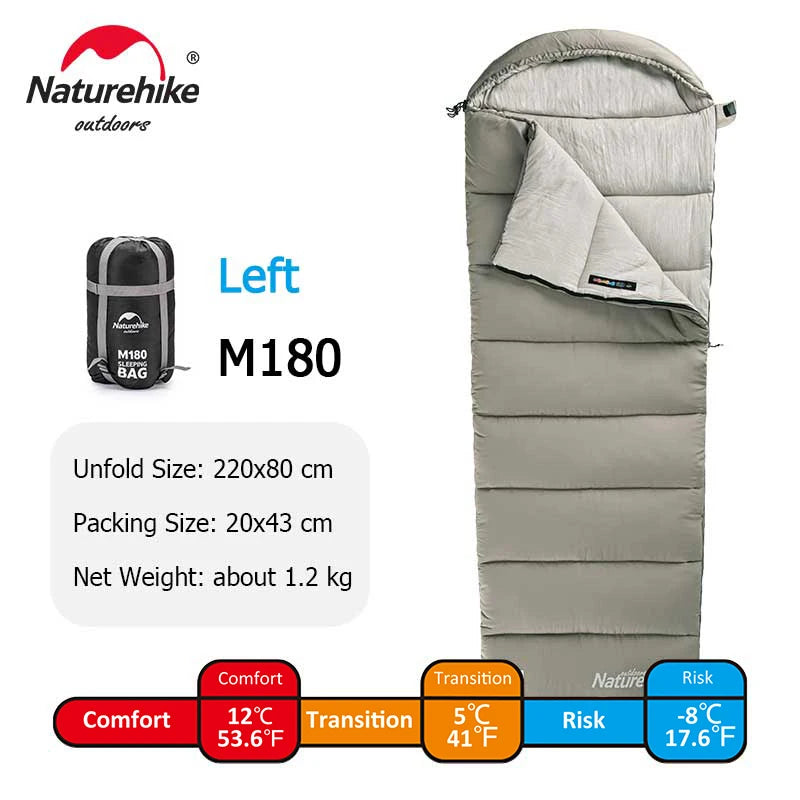 Ultralight Winter Sleeping Bag – Waterproof Hooded Gear for Outdoor Camping