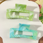 Matte Square Hair Claw Clips – Non-slip 3.4 inch Accessories for Thick Hair