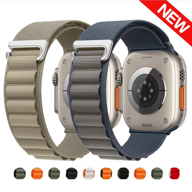 Alpine Loop Nylon Band – Rugged Sport Strap for Apple Watch Ultra and Series