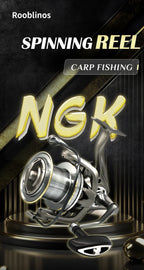 Stainless Steel Spinning Fishing Reel – 25KG Drag for Saltwater and Freshwater