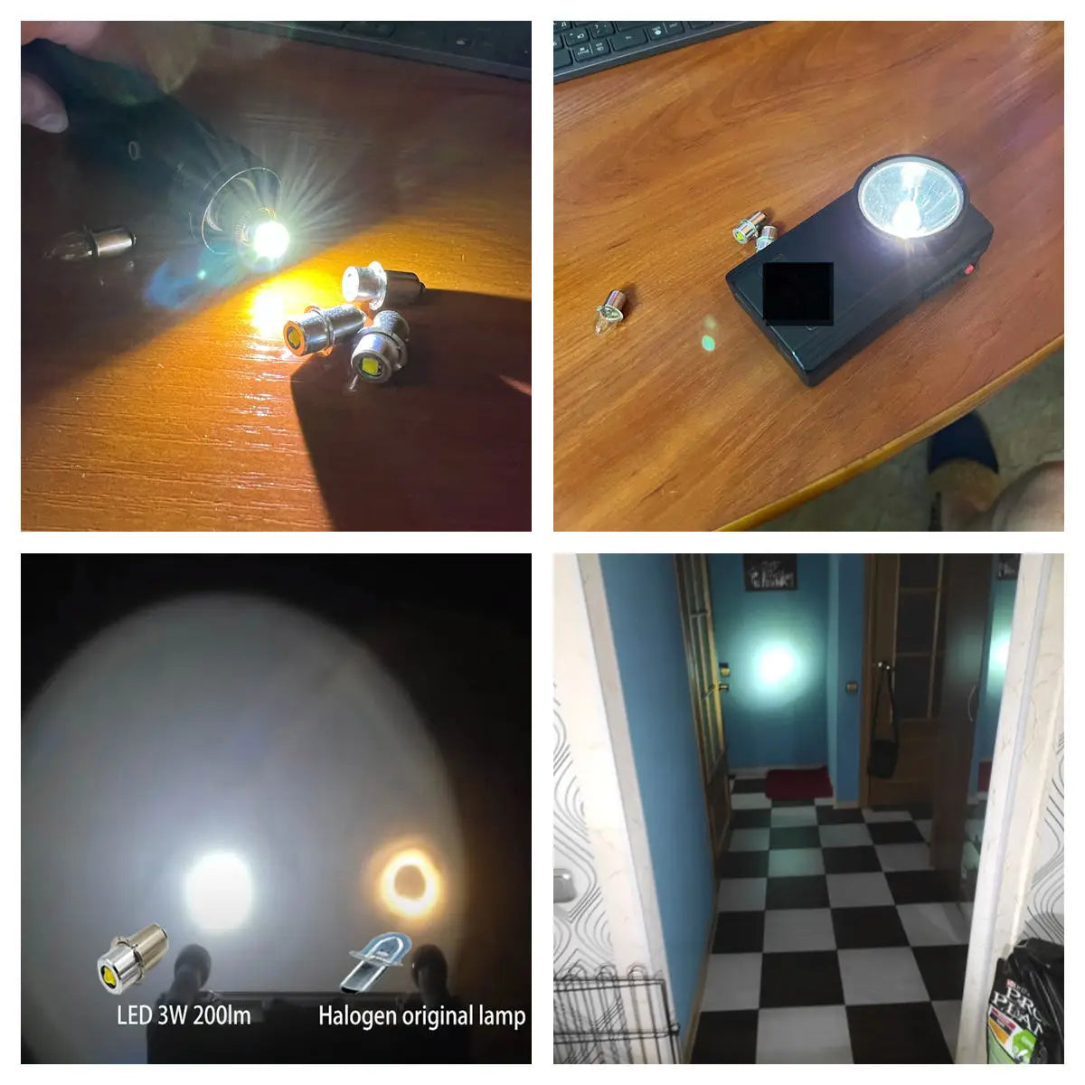 LED Flashlight Bulb Upgrade – 3W Conversion Kit for Maglite Torches