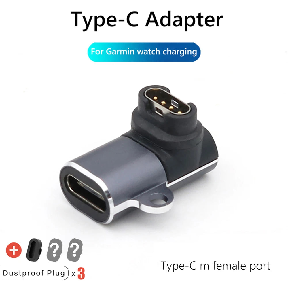 Portable Charging Adapter – Multi-Port Converter for Garmin Smartwatches