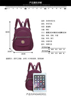 Mini Oxford Cloth Backpack – Small Shoulder Purse for Outdoor Travel