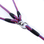 Adjustable Nylon Triple Dog Leash – No-Tangle 3 Way Lead for Walking Pets