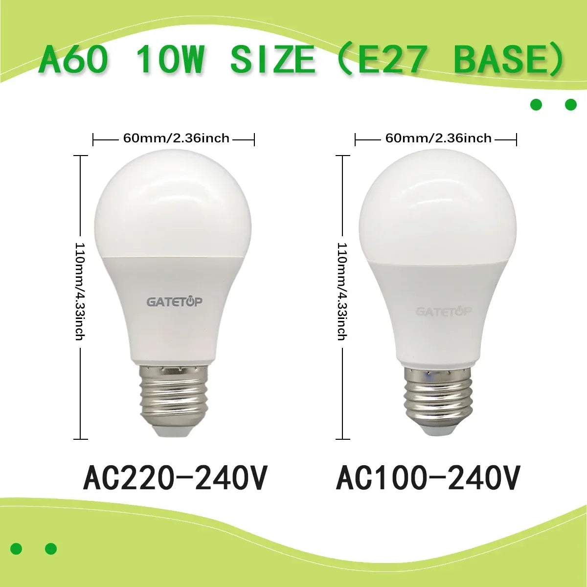 E27 LED Light Bulbs – Ultra-Bright Energy Efficient for Home Lighting