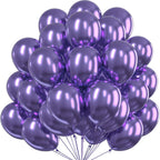 Metallic Assorted Balloons – Decorative Party Decor for Weddings and Birthdays