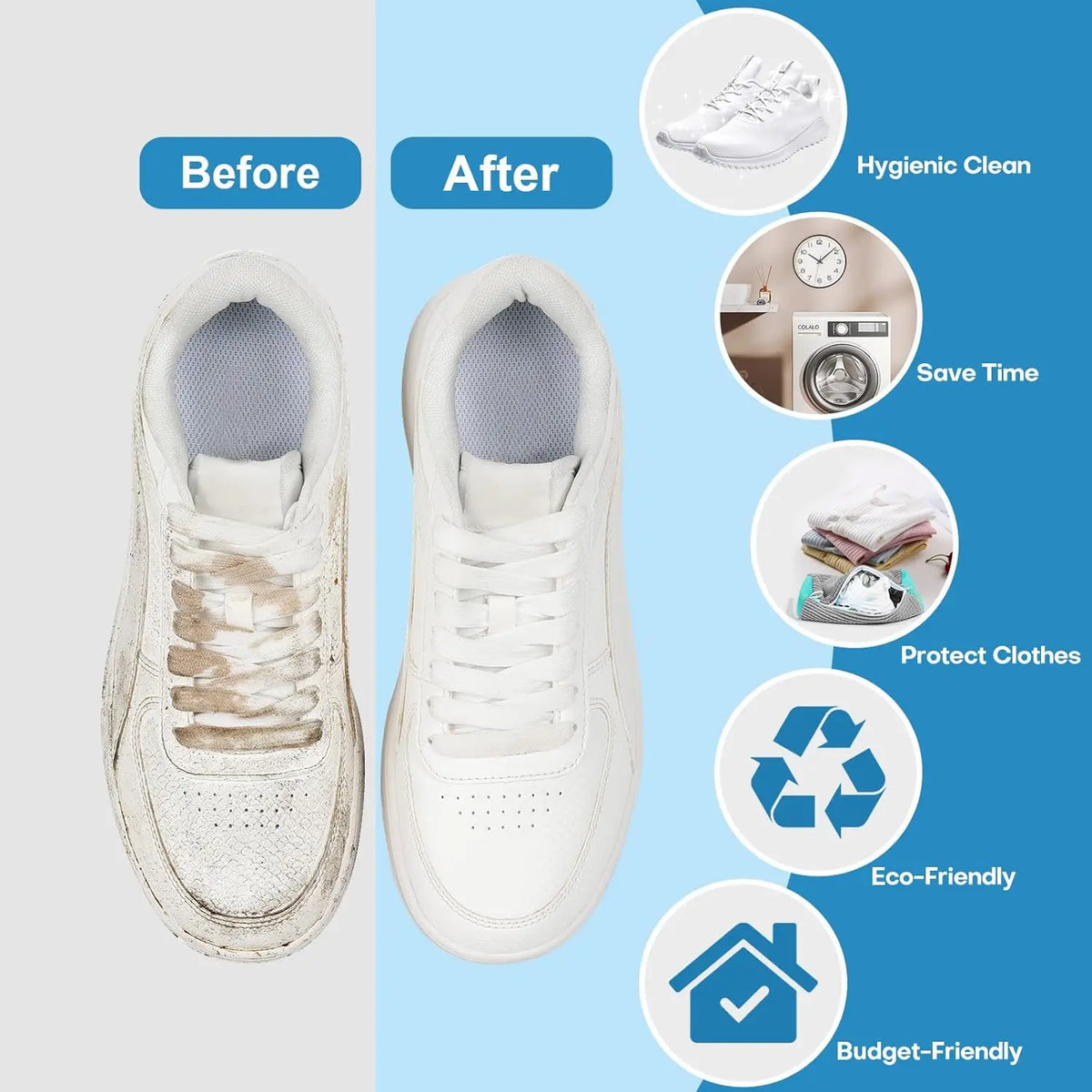 Mesh Sneaker Washing Bag – Reusable Protective Laundry Pouch for Tennis Shoes
